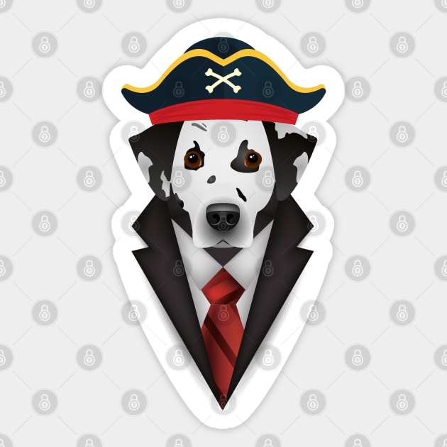 Funny Dalmatian Dog Lover Sticker by BaliChili